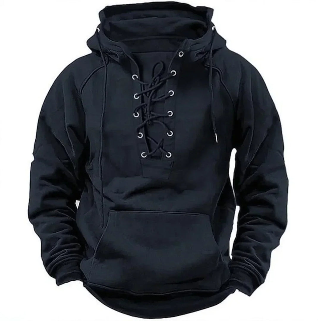 Daniel Rugged Lace-Up Hoodie