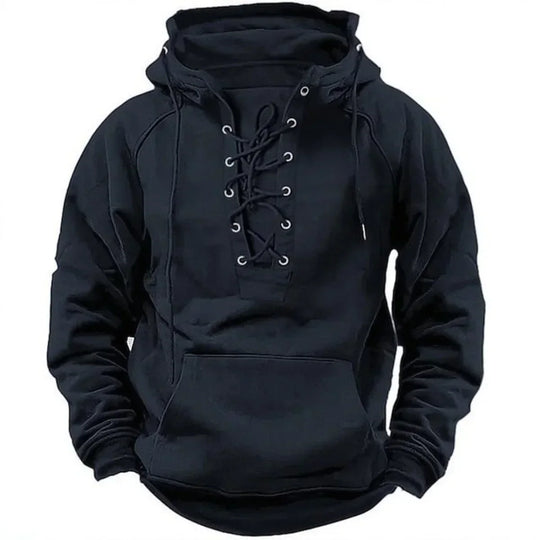 Daniel Rugged Lace-Up Hoodie