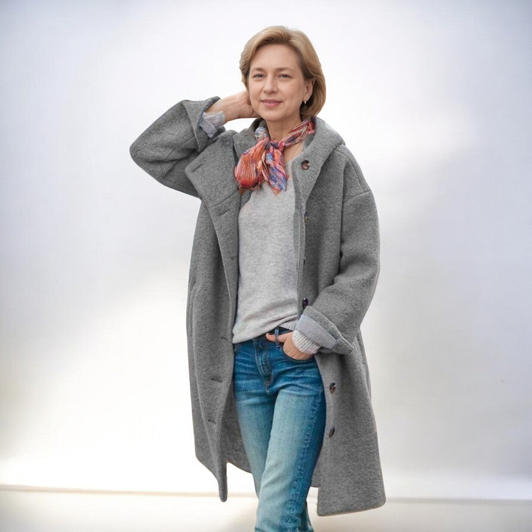 Amy Stijlvolle Lange Winterjas