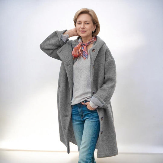 Amy Stijlvolle Lange Winterjas