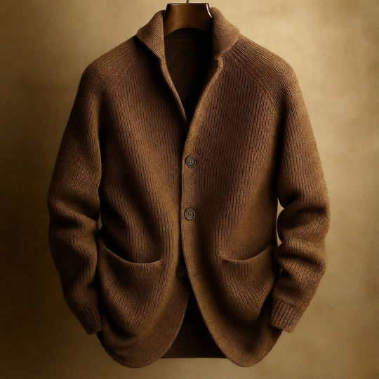 Rowan Ribbed Wool Cardigan