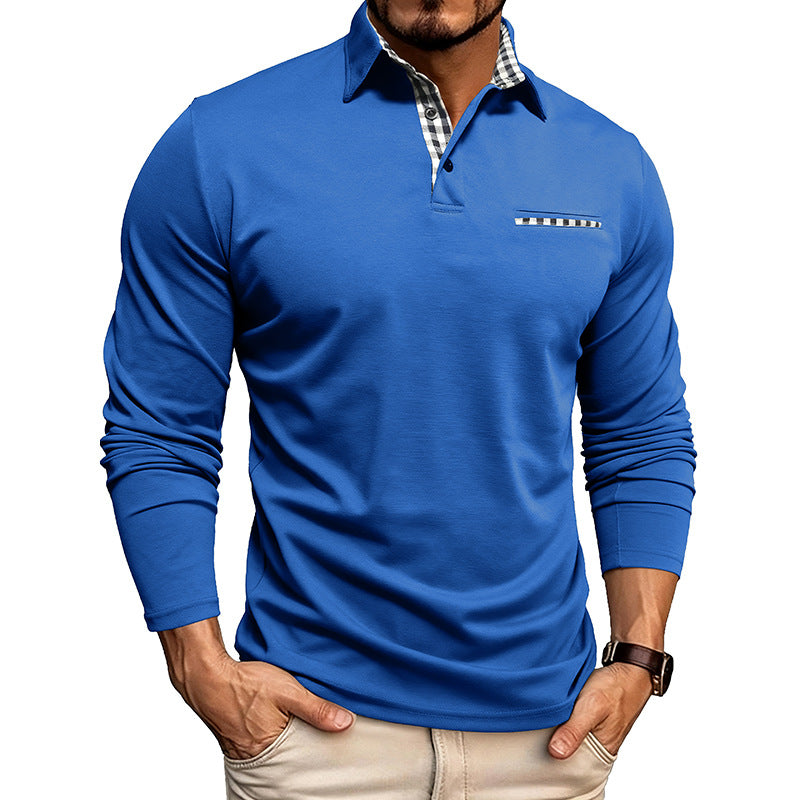 William Premium Long Sleeve Polo
