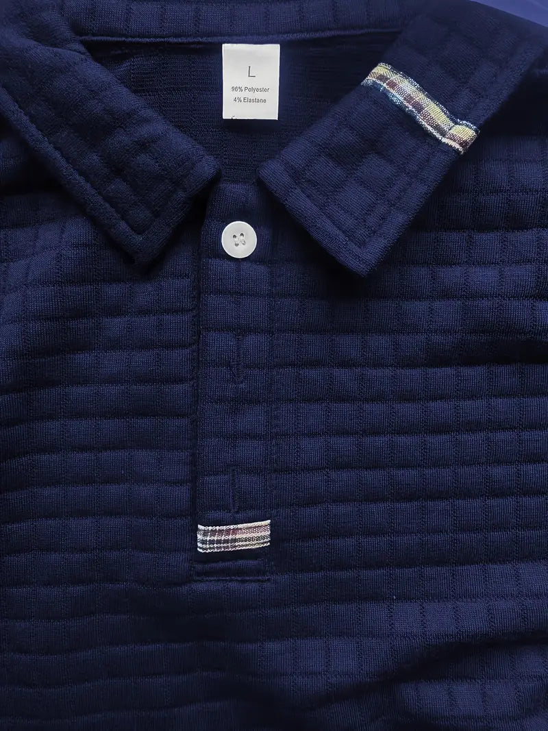 Steven Structured Fabric Polo