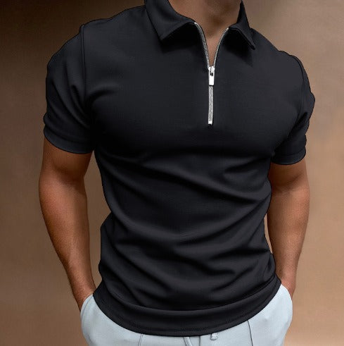 Jacco - Zip-Up Poloshirt 1+1 GRATIS