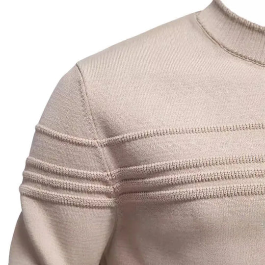 Cole Men's Sweater with Checkered Design
