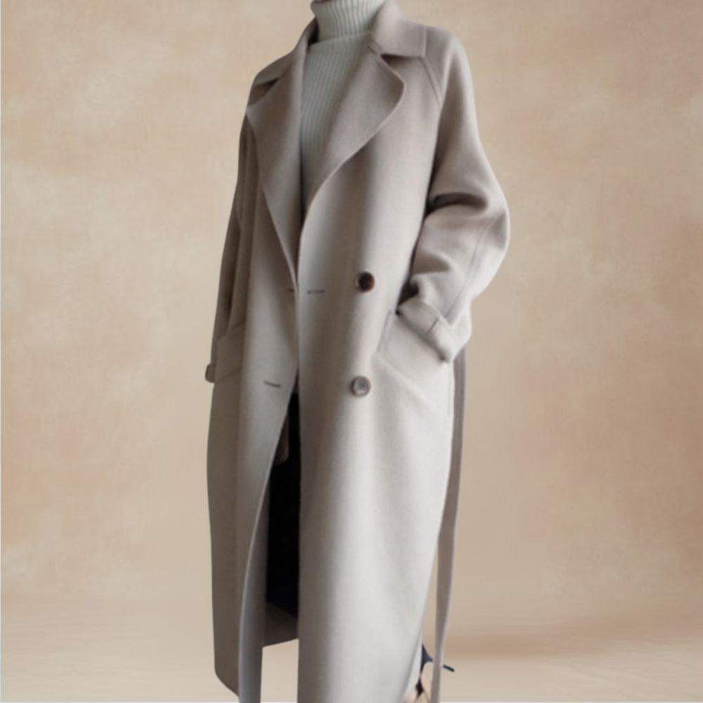 Cranleigh Longline Wool Overcoat