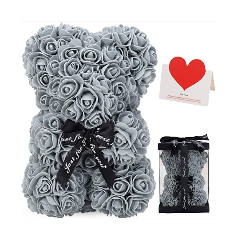 Valentine’s Rose Bear + Free Gift Box