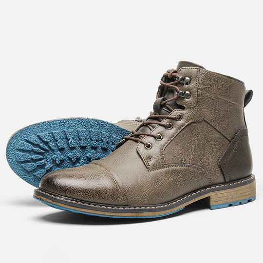 Harry Premium Leather Oxford Boots