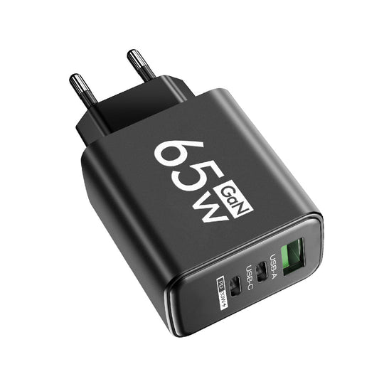 65W Fast Charger with 3 Ports