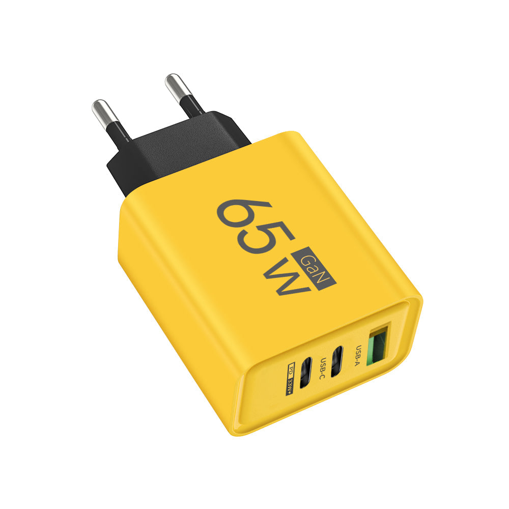 65W Fast Charger with 3 Ports