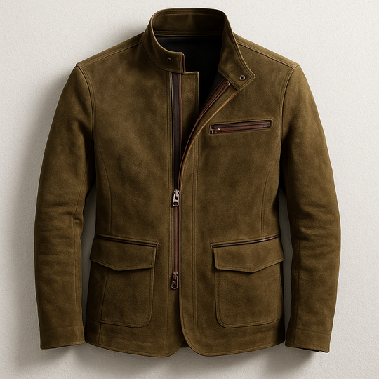 Morris Classic Jacket with Zip Detail