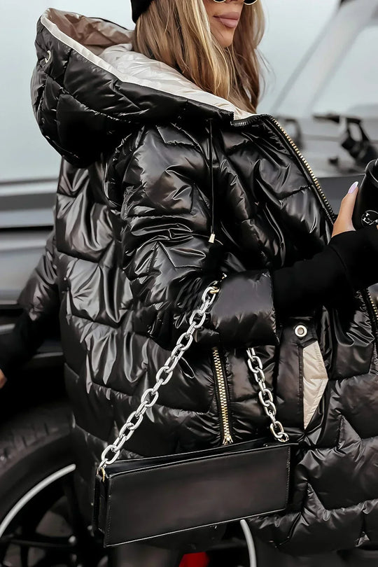 Ivy Stylish Coat with Hood & Lining