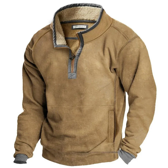 Mason Casual Fleece Zip-Up Pullover