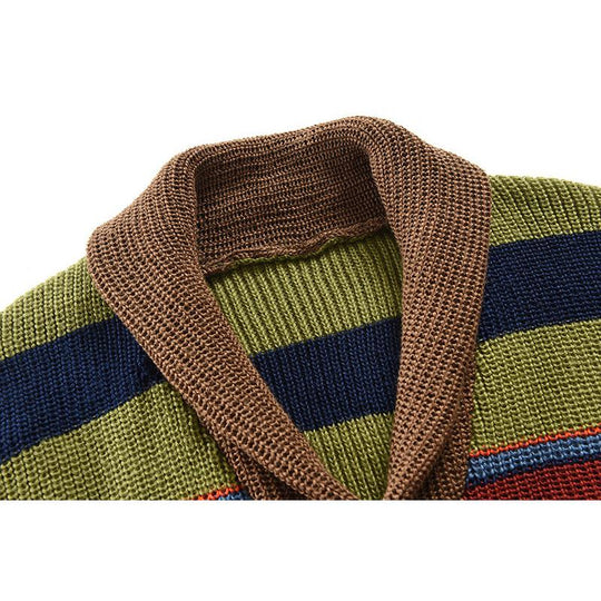 Margaret Colorful Knit Cardigan with Character