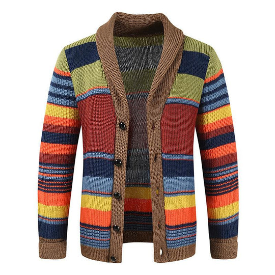 Margaret Colorful Knit Cardigan with Character