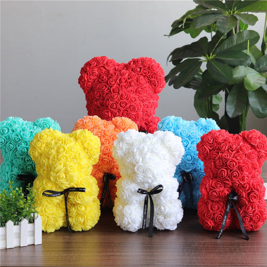 Valentine’s Rose Bear + Free Gift Box