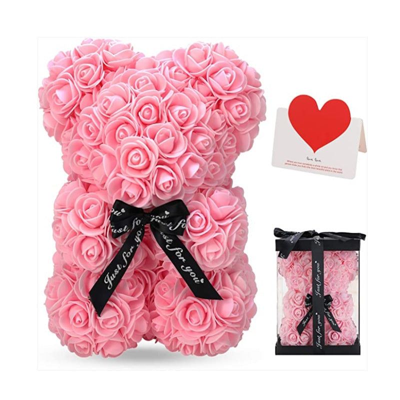 Valentine’s Rose Bear + Free Gift Box