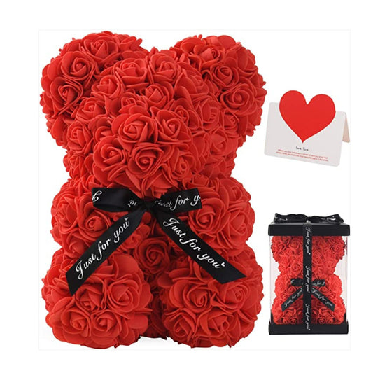 Valentine’s Rose Bear + Free Gift Box