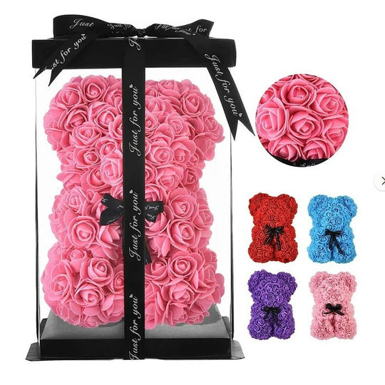 Valentine’s Rose Bear + Free Gift Box