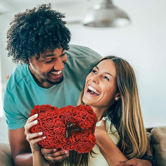 Valentine’s Rose Bear + Free Gift Box