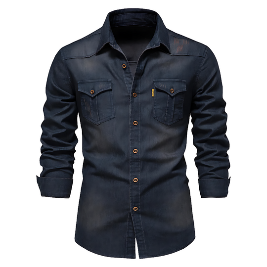 Brian Cotton Denim Shirt