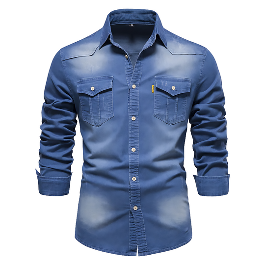 Brian Cotton Denim Shirt