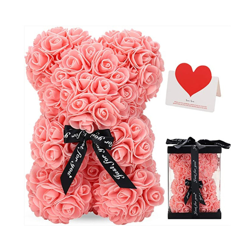 Valentine’s Rose Bear + Free Gift Box