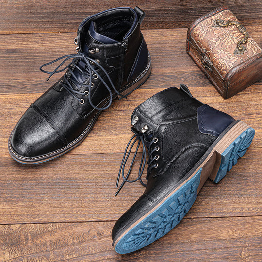 Harry Premium Leather Oxford Boots